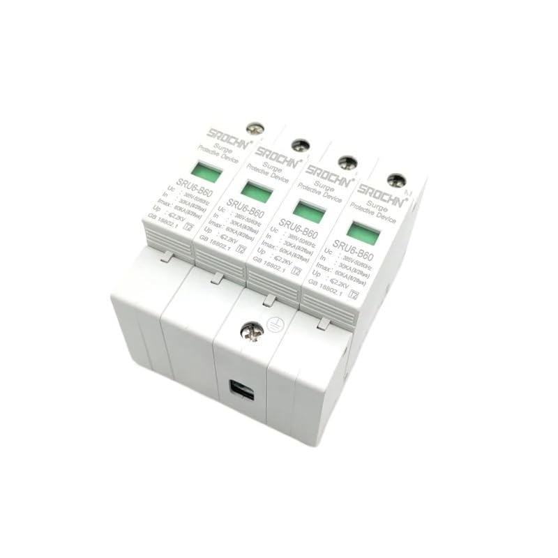 Interruttore Magnetotermico Differenziale AC SPD 1P 2P 3P 4P 20-100 KA 220V 385V Dispositivo Di Protezione Contro I Fulmini For La Casa A Bassa Tensione OEM Fabbrica(4P,80KA)