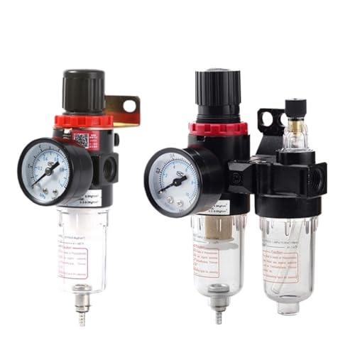 AFR2000 AFC2000 Regolatore Filtro Pneumatico Unità di Trattamento Aria Pressostati Manometro Per Compressore con Raccordi