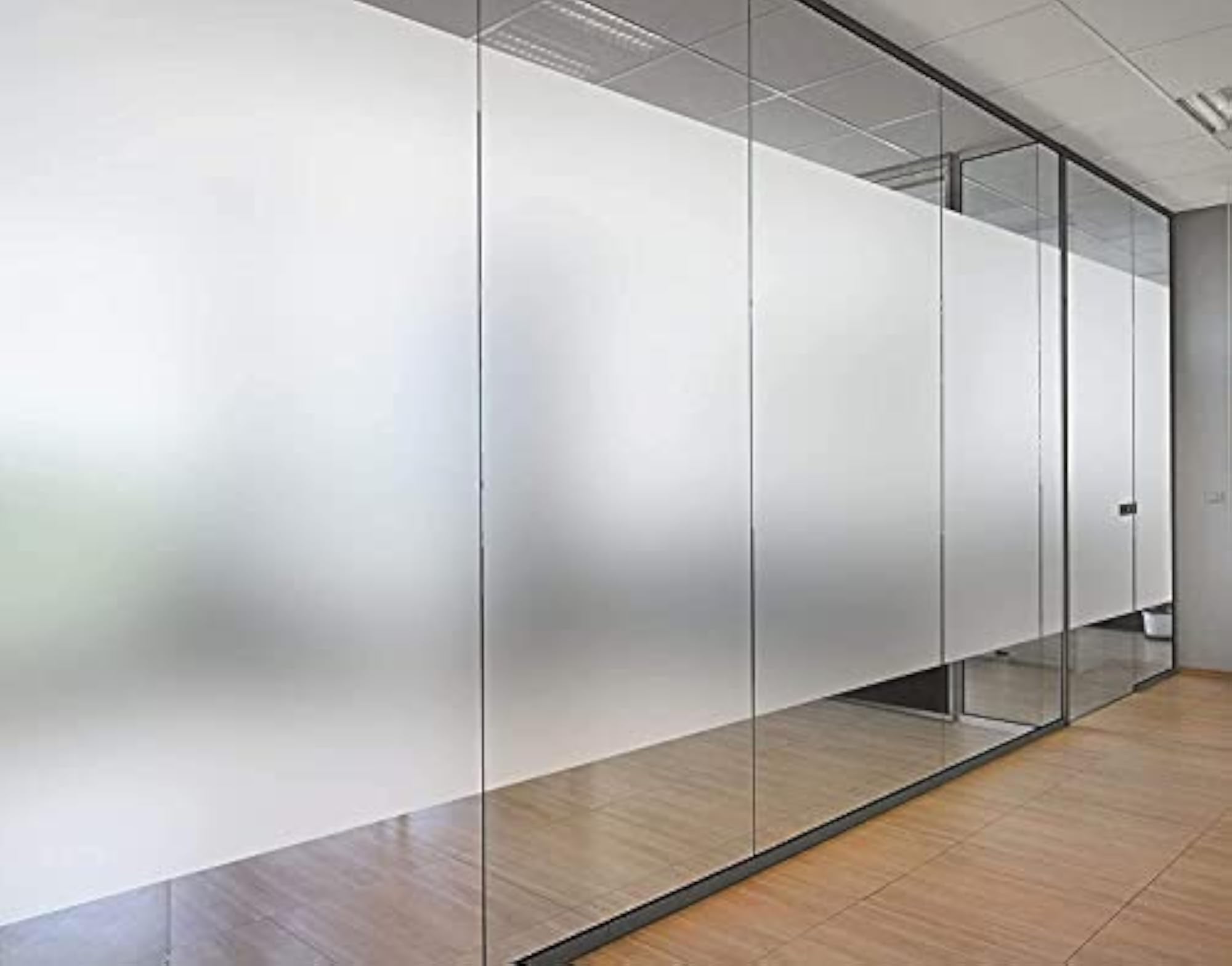 Frosted Glass Window Privacy Film, Removable & Static Cling
