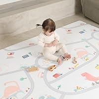 Amazon.co.jp: Dwinguler もちもちクッションプレイマット 防水 140