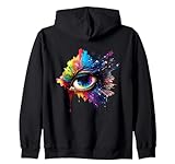 Vibrant Spectrum Eye Abstract Color Explosion