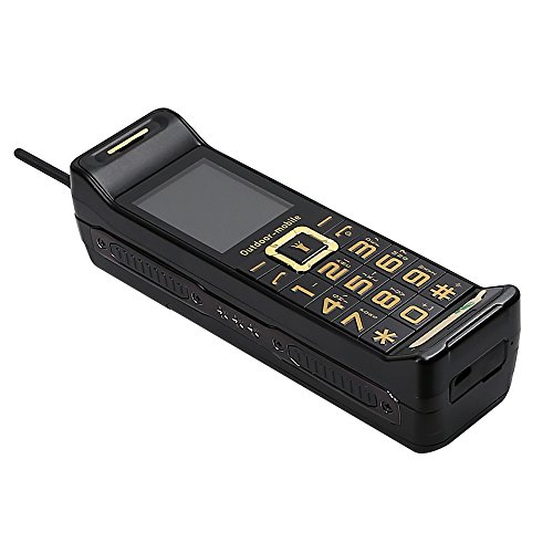 Higoo 2016 NEW Classic Vintage Retro Quad Band Brick Phone Dual SIM Long Standby Time (Black)