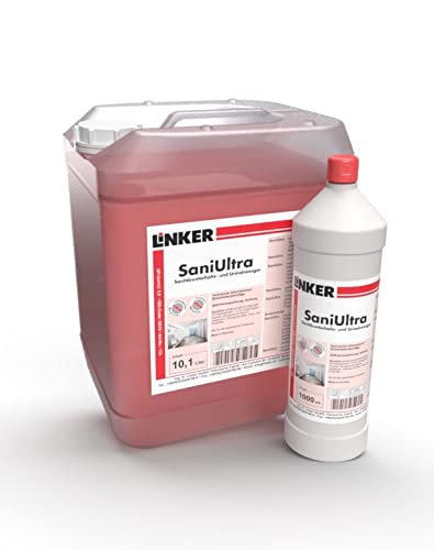 SaniUltra Sanitär Bad Reiniger 10,1 Liter Kanister ohne Flasche | Reiniger | Hygiene | Reinigungsmittel | Reinigungschemie |