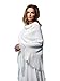 Produktbild Zauberkutsche Fein Strick Stola gestrickter Schal Ivory Brautjacke Jacke Poncho Tuch Braut Hochzeit Brautkleid Strickjacke