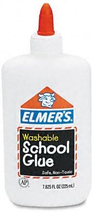 Elmer`s : Washable School Glue, 7.62 oz, Liquid -:- Sold as 2 Packs of - 1 - / - Total of 2 Each