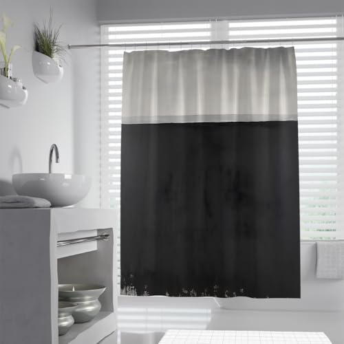Rideau de douche facile à nettoyer pour salle de bain propre