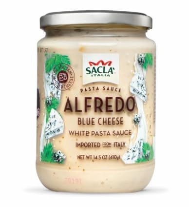 Sacla Italia Alfredo Blue Cheese White Pasta Sauce, 410g