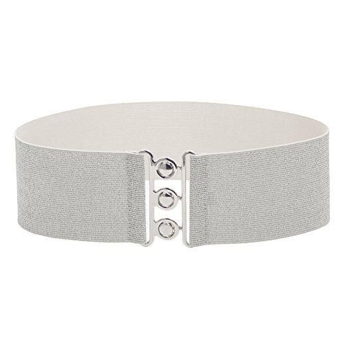 thick silver belt