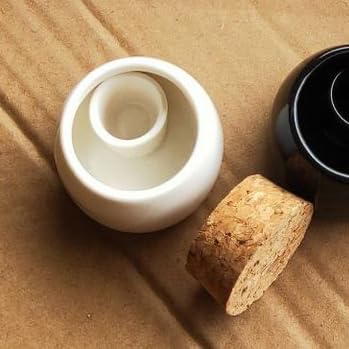 Recipiente doble de porcelana para arte de uñas 2 en 1 miniatura 4