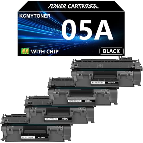 Toner HP 05A CE505A pack de 4 pour éviter les pannes d'encre sur imprimante LaserJet