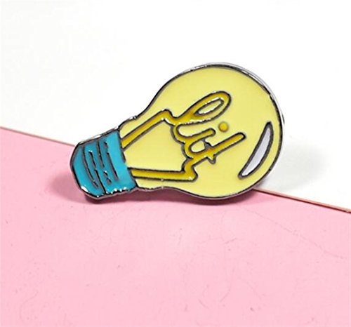 Preisvergleich Produktbild Itscominghome Stilvolle Damen Brosche für Geschenk Exquisite Acryl Nette Glühbirne Brosche Button Abzeichen (gelbe Farbe)