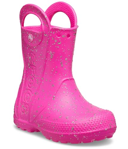 Image of Crocs Kids' Handle It Rain Boots | Waterproof Slip On Shoes | Kids' Rain Boots