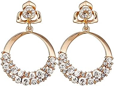 Shining Diva Fashion Latest Stylish Fancy Gold Plated Earrings for Women Girls (9567er)