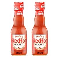 Frank´s RedHot Original Pepper Sauce Scharfe Pfeffersoße mit Cayenne Pfefferschoten 2X 148ML – importiert von Shestore24