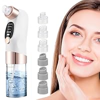 Mitesserentferner Porenreiniger Gesicht, 3 Modi & 6 Saugspitzen Pickelsauger Mitesser Entferner mit Sichtbarem Wassertank zur Gesichtsreinigung Akne Behandlung Mitesser Sauger