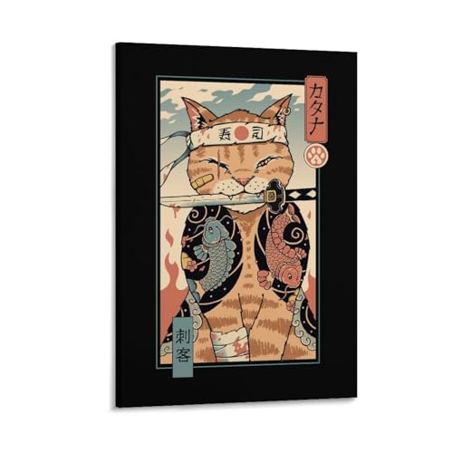 G gA[g Cg Catana Portrait 킢 |X^[ Ǐʉ EH[A[g f炵Mtg16x24inch(40x60cm)