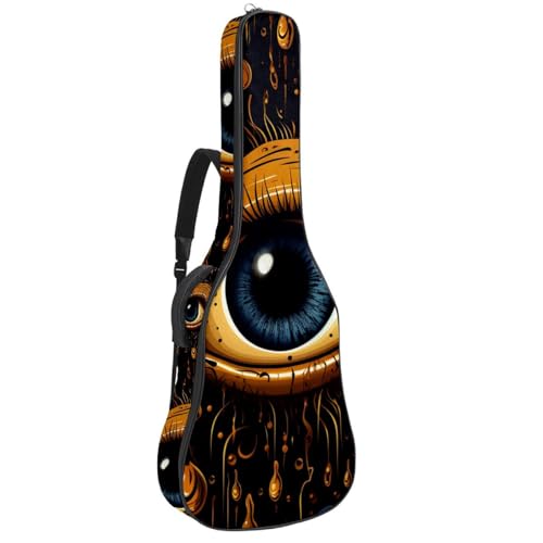 Sac pour guitare à 2 poches avec crochet arrière et bandoulière réglable