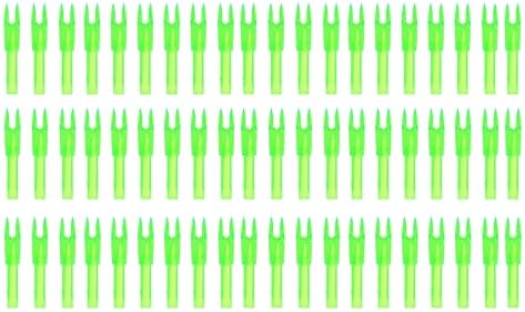 SDCYOW 60 Pack Archery Arrows Nocks 4.20mm Inside Diameter Plastic Nock for Compound Recurve Bow