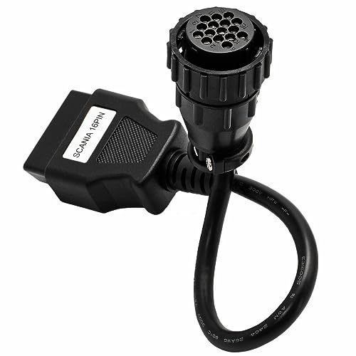 Goliton 16 pines a OBD2 de 16 pines compatible con herramientas de diagnóstico TCS, conecta el cable conector OBD2 de camiones Scania a camiones SCANIA