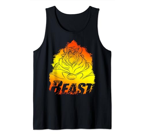 Débardeur Disney Beast dégradé couleur vêtement sans manches femme et homme