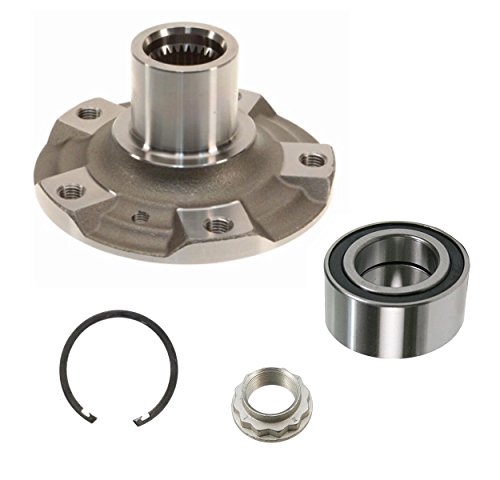 DTA DWHB510081XI Front Wheel Hub Wheel Bearing Kit Left or Right Compatible with BMW 2006 325Xi, 330Xi; 2007 2008 328Xi, 335Xi; 2009-2013 328i Xdrive; 335i Xdrive, with Retaining Ring and Nut