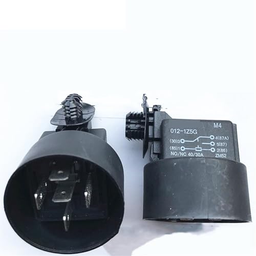 Relé automotriz 12V 5 pines M4/012-1Z5G-1 para control de circuitos de alta estabilidad continua.