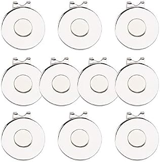 Eshan Magnetic Golf Hat Clips 10 Pack Golf Ball Marker Holder Men Women Golfer Gifts Golf Sports Court Accssories For Golf Gloves Hats Bags Caps Visor Belt Pocket Lot