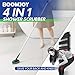 BOOMJOY 4 in 1 Shower Cleaning Brush, 58
