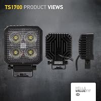 HELLA Valuefit TS1700 LED Arbeitsscheinwerfer 12V - 24V 1700 Lumen Nahfeldausleuchtung Starke Lichtleistung in kompaktem Design: Offroad LED Scheinwerfer für Traktor Auto LKW ATV -1GA 357 110-002 – Ansicht 3