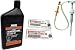 YAMAHA Yamalube OEM Outboard Gear Lube Kit w/Pump, ACC-GEARL-UB-QT Lower Unit Oil, 90430-08003-00 Gaskets 2 Stroke 4 Stroke F15 F20 F25 F40 F50 F60 F70 F75 F90 F115 F150 F175 F200 F225 F250 150 175