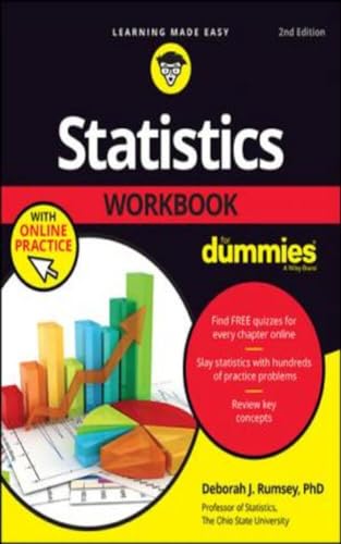 Statistics Workbook For Dummies with Online Practice 2nd Edition (English Edition)
