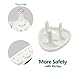 Outlet Plugs Covers Baby Proofing(36 Plug + 6 Keys),Baby Safety 3 Prong Plug Cover Electrical Wall Socket Protector Caps Kit for Toddlers Child