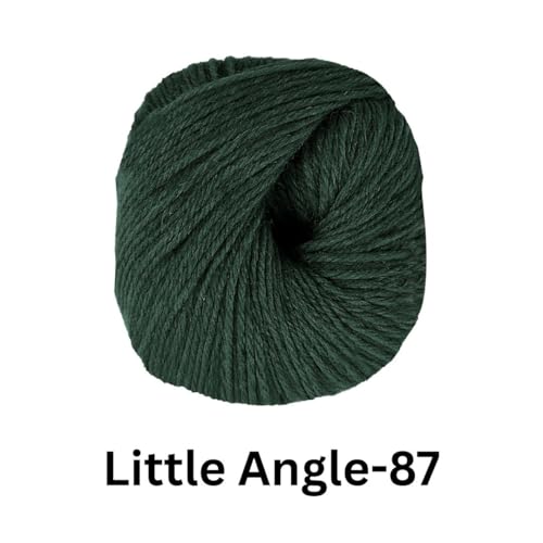 Image of VCR 4 Ply Olive Little Angle Yarn, 25 Grams, 92 Meters Length, 100% Acrylic Soft Baby Knitting Yarn for Crochet, Newborn Sweaters, Soft Baby Socks, Mittens and Leggings, Pack of 1