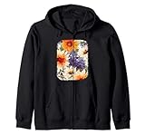 Photo Gallery painted daisy flower bouquet plant lover floral pattern felpa con cappuccio Photo Gallery painted daisy flower bouquet plant lover floral pattern felpa con cappuccio