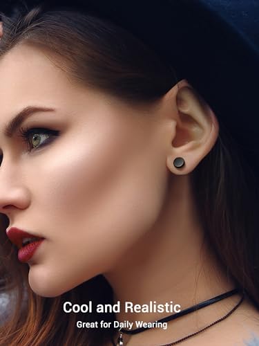 Brincos de argola de aço inoxidável com taxas em estilo punk para homens e mulheres, joia de destaqu