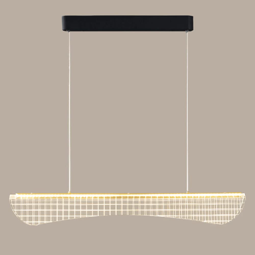 Lampe à suspension longue d'îlot de cuisine pour éliminer les zones d'ombre