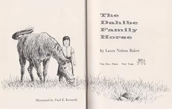 Hardcover The Dahlbe family horse Book