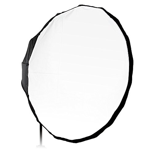 Fotodiox Ez-Pro Deep Parabolic Softbox 48In (120Cm) - Quick Collapsible Softbox With Novatron Speedring For Novatron Fc-Series, M-Series, And Compatible #TOP2