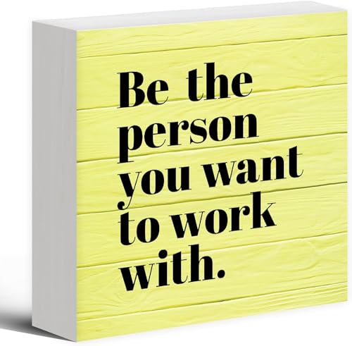 5x5�C���` Be The Person You Want With Work With �C���X�s���[�V���� �u���b�N �E�b�h �{�b�N�X �T�C�� �f�X�N�f�R �`�[�����[�N ���`�x�[�V���� �C�G���[ �ؐ� �u���b�N �T�C�� ���� �z�[�� �I�t�B�X �E�� �� 