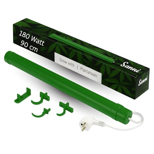 Weedness Chauffage Grow 180 watts 90 cm de long pour chambres de culture et plantes - Culture en intérieur Radiateur Grow Chauffage rapide Économique