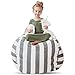 Creative QT Stuffed Animal Storage Bean Bag Chair - Extra Large Stuff 'n Sit Organization for Kids Toy Storage - Available in a Variety of Sizes and Colors (38