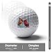 Cardinal Whisperer Custom Golf Ball Soft Practice Golf Balls Performance Distance and Speed for Indoor Outdoor