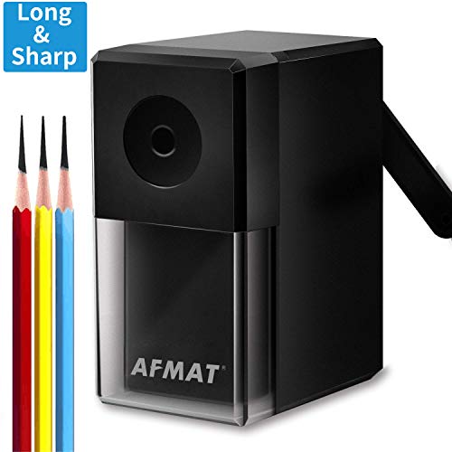 Charcoal Pencil Sharpener, AFMAT Long Point Pencil Sharpener, Pencil Sharpener for Art, Artist
