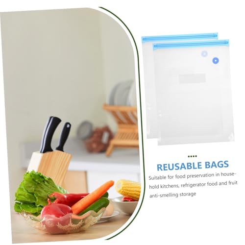 Bolsas envasado vacío aptas para microondas y cocción sous-vide con cierre reutilizable 4