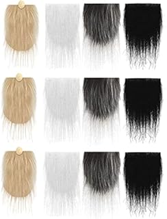 Faux Fur Fabric Gnome Beard Costume Clothing Fur Fabric Patches Cosplay Toy Dolls Craft DIY Unfinished Wooden Balls for Christmas Decoration Supplies