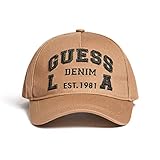  Guess Gorra Hat hombre tela algodón logotipo frontal M2RZ00WBN60, Verde, Talla única
