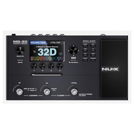 Modelador de guitarra multiefectos NUX