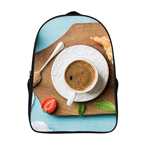 Sac à dos cool café au format compact 40x28x16cm pour l'école