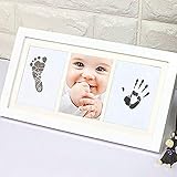 EINFACH ERSTELLEN: Drücken Sie einfach die Hand oder den Fuß Ihres Babys gegen das Stempelkissen und dann auf ein sauberes Blatt Papier, um perfekte Babyabzüge zu erstellen. Nur für Neugeborene sollte die Hand- oder Fußgröße des Babys innerhalb von 4,3 Zoll bleiben