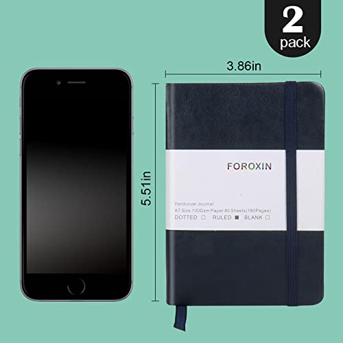 Cuaderno de bolsillo rayado de 160 páginas tamaño mini de 3.85x5.5'' 3